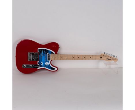 An American classic signed by an American classic. This 1990s Fender guitar originally constructed in Mexico is autographed b