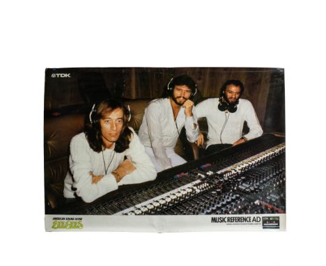 This TDK cassette tape advertising poster was intended for display in record stores and never available for sale to the gener