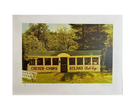 Screenprint titled Chicken Chops Year 1980 Signed lower right numbered 114/250. Sight size 22" x 30"