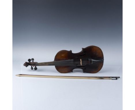 A 19th-century handmade violin attributed to Martin Bruner, a distinguished Luthier from Olmutz (modern-day Olomouc, Czech Re