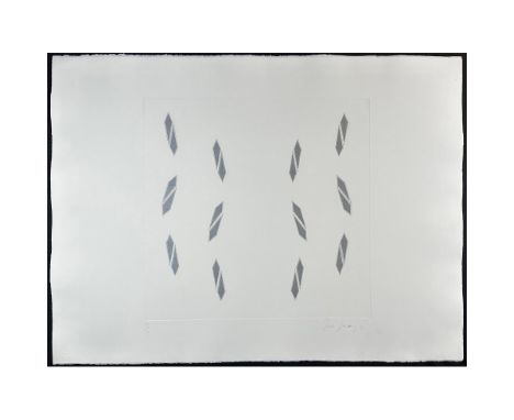 Etching titled From Encounter Suite (1) Signed lower right numbered 13/50 Year 1971 Sight size 31" x 24"