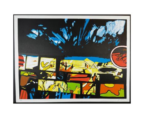 Serigraph titled Fragment of A Dream Signed lower right numbered 200/200. Sight size 35" x 26"