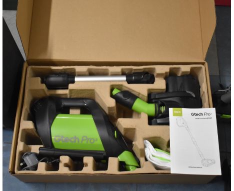 A Rechargeable Gtech Pro ATF307 Vacuum Cleaner in New and Unused Condition, In Original Box Complete with Operating Manual 