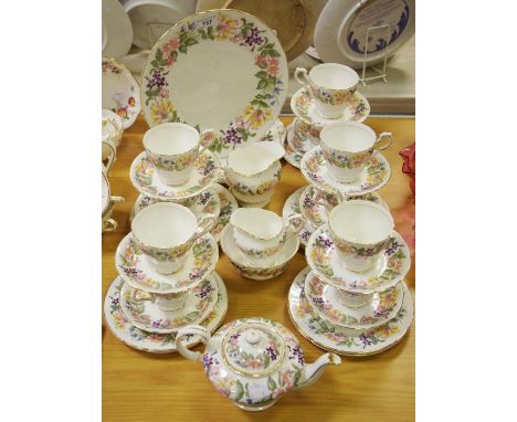 A Paragon Country Lane tea service for 10