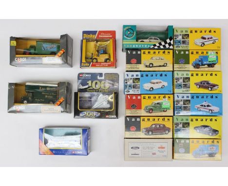 Diecast: A collection of assorted boxed vehicles to include: eleven Vanguards, five various Corgi and a Dinky Conveyancer For