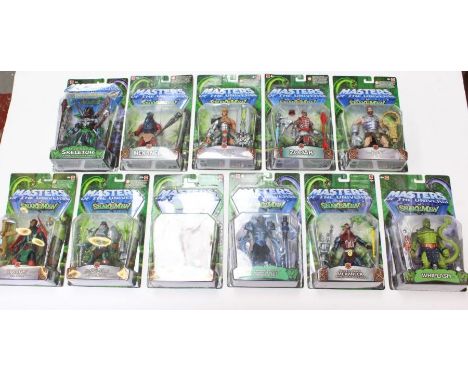 Masters of the Universe: A collection of eleven carded Masters of the Universe vs The Snakemen, Mattel figures to comprise: H