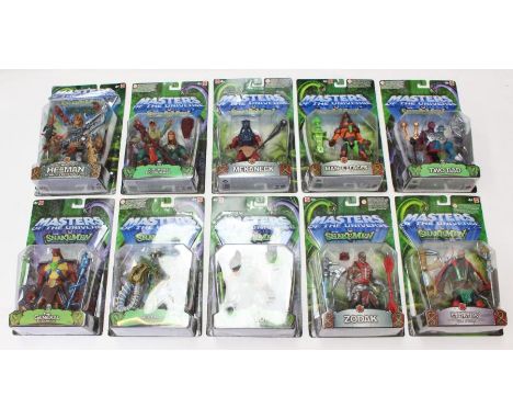 Masters of the Universe: A collection of ten carded Masters of the Universe vs The Snakemen, Mattel figures to comprise: Zoda