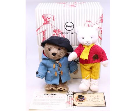 Steiff: A boxed Steiff, exclusive for Danbury Mint, Paddington Bear, Limited No, 2471, 662010; together with another boxed St