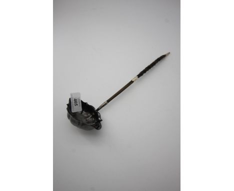 George III punch ladle (London 1765) 