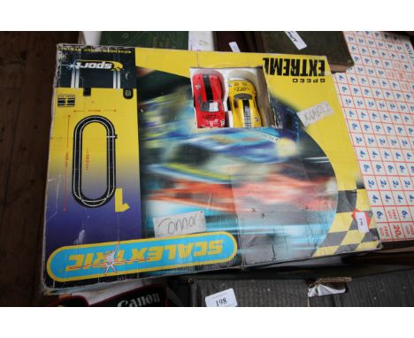 Vintage box of Scalextric set entitled Speed Extreme GT