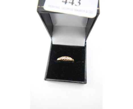 18ct 4 stone diamond ring (size Q/R)