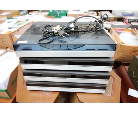 Bang & Oulsen Beogram 5500 stack system in working order, to include a Beogram 5500 type 5941, serial number 06612418, Beocho