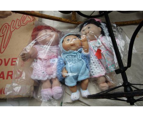 3 original Cabbage Patch Dolls 