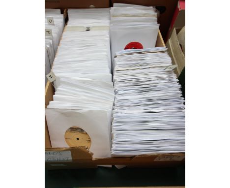 2x Boxes of approximately 200 mainly rock and pop, 45 rpm records from 1960's, collated artists from G to M including Buddy H