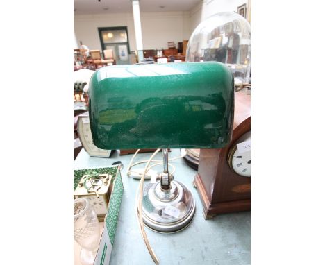 Vintage green desk lamp