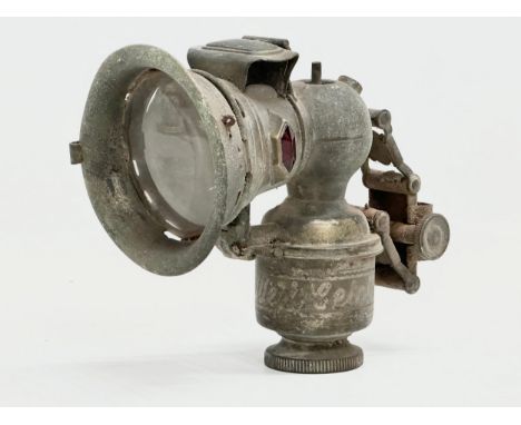 An Early 20th Century Miler's Retolite bicycle lamp.