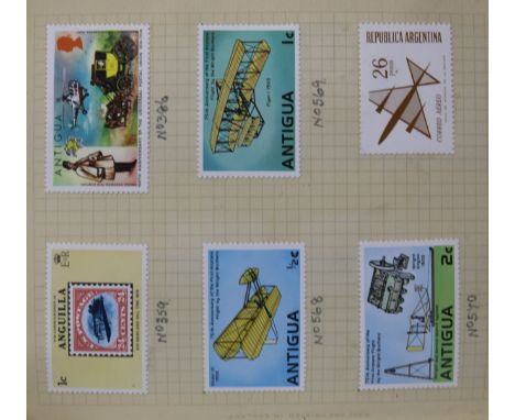 A penny black and World stamps in albums, First Day covers and others from 89'-93