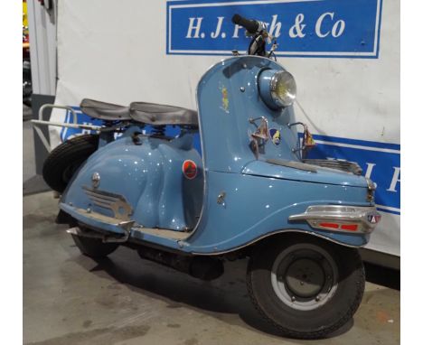 Peugeot VQ59 Scooter. 1956. Engine turns over 