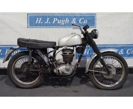 BSA B44 motorcycle. 1970. Frame No. BD06624B44VS. Engine No. BD06624B44VS. C/w Nova docs 