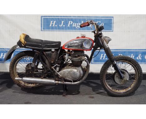 BSA Lightning motorcycle. 1965. Frame No. A50B476. Engine No. A65D336. C/w Nova docs 