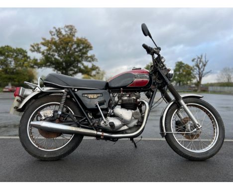 Triumph T140D Bonneville motorcycle. 1983.Engine no. DEA33281Matching engine and frame numbers. Rare electric start bike. Whe