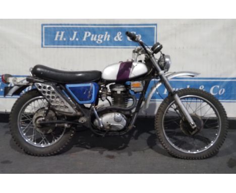 BSA B50 Trails motorcycle. 1971. Frame No. B50TKG01700. Engine No. B50TKG01700. C/w Nova docs 