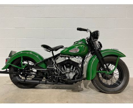 Harley Davidson 42WLA V-Twin motorcycle. 1950. 750ccFrame No. 42WLA 35267Engine No. 35267Property of a deceased estate, fully