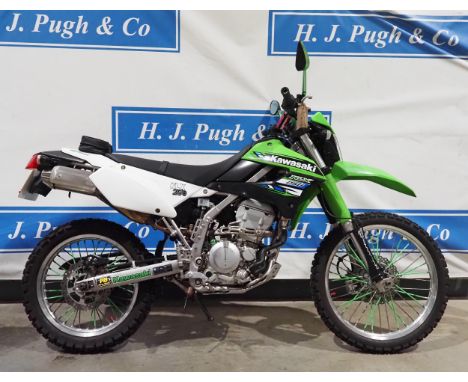 Kawasaki KLX250 Enduro motorcycle. 2015. 249ccFrame No. JKALX250SSDA12832Engine No. LX250DEA62606Runs and rides, MOT until 23