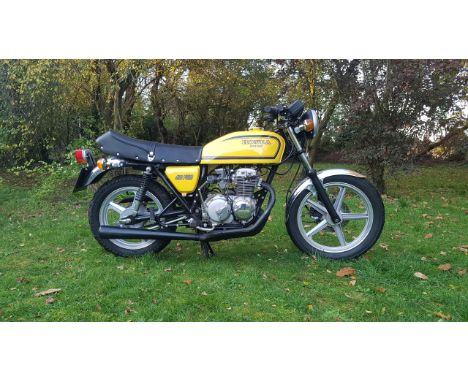 Honda CB400 Four F2 Super Sport motorcycle. 1978. 408cc Frame no. CB400F2-1077909 Engine no. CB400F-E-1050503 Runs and rides.