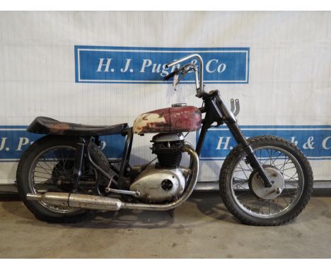 BSA A65 Hornet motorcycle. 1969. Engine No. A65H3056. No docs 