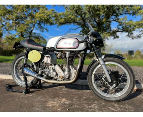 Manx Norton motorcycle. 1960 Type. Engine No 58723. 500cc long stroke engine, Daytona spec gearbox, belt drive primary system