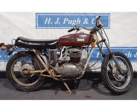 BSA A65 Lightning motorcycle. 1971. Frame No. A65LBE06542. Engine No. A65LBE06542. C/w Nova docs 