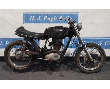 BSA B50 motorcycle. Frame No. B50SSFE11676. Engine No. B50SSFE11676. C/w Nova docs 