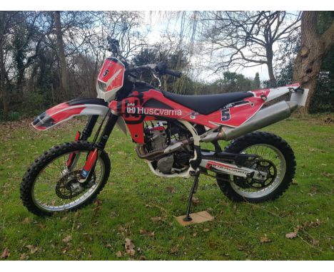 Husqvarna TE250i Greenlane Enduro Road Legal Trail bike 2008.  249ccFrame no. ZCGA200AA8V000158Engine no. H8B800296Runs and r