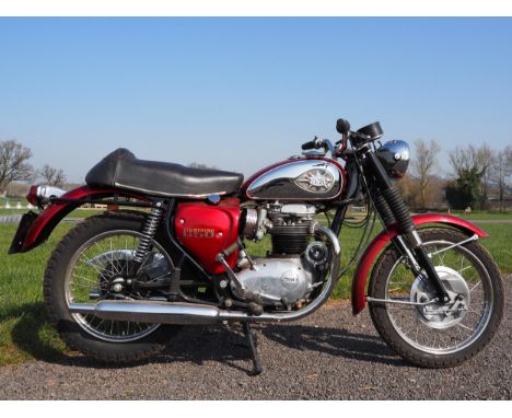 BSA 650 Lightning motorcycle. 1970. Engine no. ED.08471.A65LC/w BSA dating certificate and matching numbers. Reg. BHY 669H. V