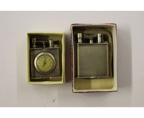 A Dunhill lighter and one other lighter