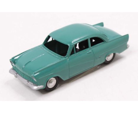 A Marklin No. 8027 Taunas 17M saloon comprising turquoise body with silver detailed headlights and bumper, fitted with spun h
