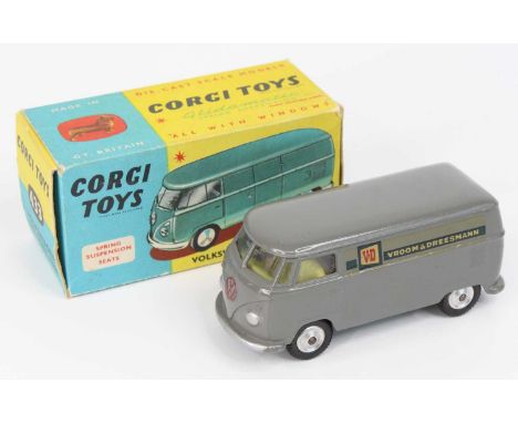 Corgi Toys No.433 Volkswagen "Vroom &amp; Dreesmann" this Promotional Issue - finished in grey, lemon interior, silver trim, 