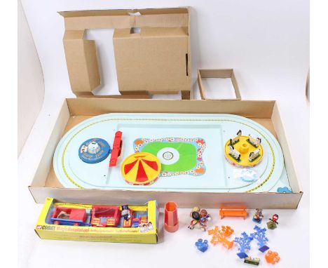 Corgi Toys, 851, Magic Roundabout Playground, housed in the original card box, complete with all figures and accessories with