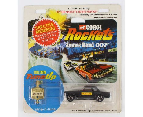 Corgi Rockets No.928 "James Bond" Mercedes Benz 280SL "S.P.E.C.T.R.E" Car taken from the film "On Her Majesty's Secret Servic