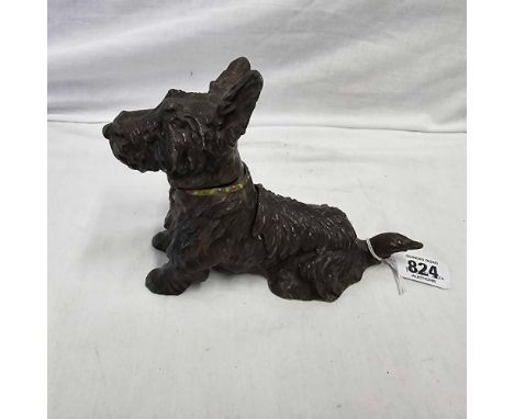 VINTAGE SCOTTIE DOG CIGARETTE LIGHTER / COMBINATION ASHTRAY