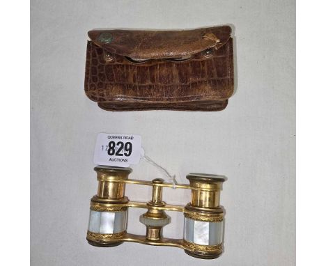 PAIR OF VINTAGE OPERA GLASSES WITH CASE