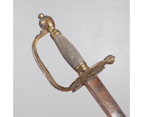 With a 82 cm blade engraved with GR monogram and Royal Coat of Arms, marked to the back 'J. J. Runkel Solingen'. With two par