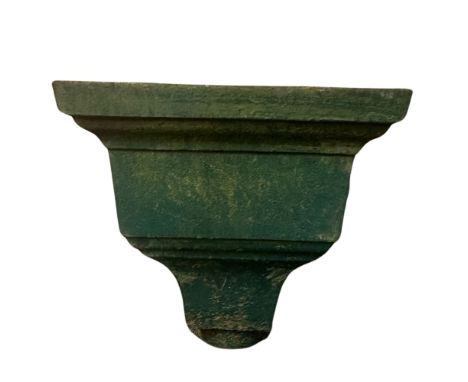 A Victorian cast iron rain hopper, height 33cm.