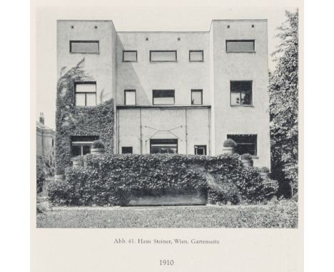 Loos, Adolf - - Kulka, Heinrich. Adolf Loos. Das Werk des Architekten. Mit einer Porträtphotographie von Trude Fleischmann so