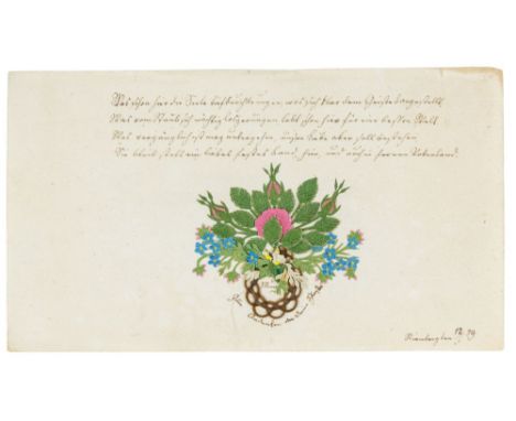 Liber amicorum - - Stammbuch des Friedrich August Ferdinand Gerlach, Schüler der Lateinschule der Franckeschen Stiftungen zu 
