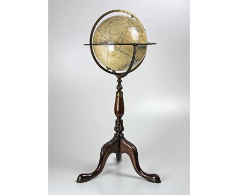 Globus - - Erdglobus von Nims &amp; Co. New York, um 1870, bezeichnet "The Franklin Terrestrial Globe, 12 inches in diameter 