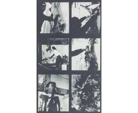 Wiener Aktionismus - - Nitsch, Hermann. Kleiner Katalog zur Ausstellung in der Galerie Junge vom 24.6. bis 4.7.1964. Mit Text