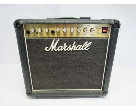 A Marshall 75 Reverb electric guitar amplifier