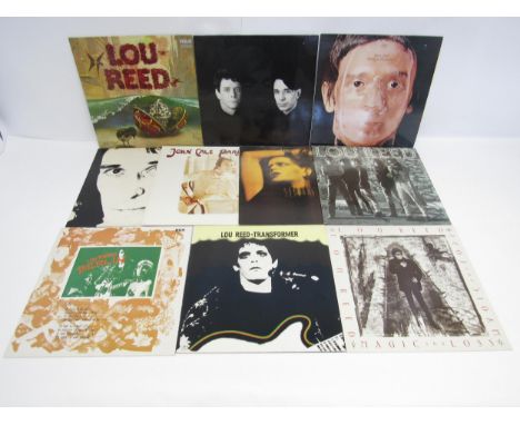 LOU REED / JOHN CALE: Ten LPs to include 'Lou Reed' (SF 8281), 'Transformer' (NL 83806), 'Berlin' (NL 84388), 'Rock n Roll An